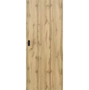 Interiérové dveře Posuvné dveře Kleopatra 0*3 90 dub wotan, černé madlo