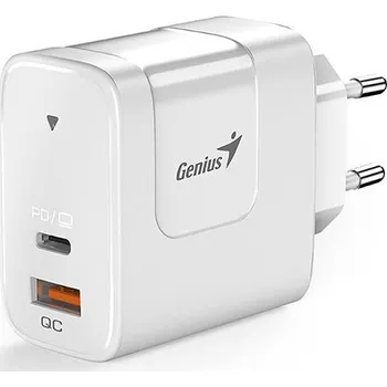 Napájecí adaptér, síťový adaptér USB-C plus USB-A 65W QC 3,0 Genius