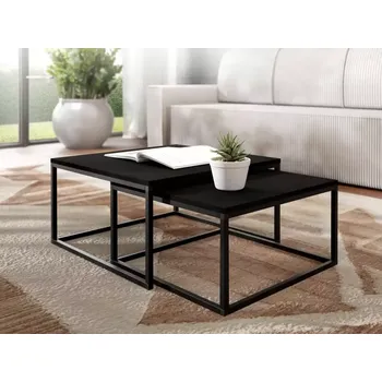 Obývací stěna Konferenční stolek Loftiko černý