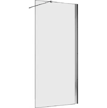 Sprchová zástěna WALK-IN Soft 50 x 195 chromový profil