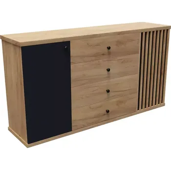 Kancelářská sestava Komoda Forza 160 Craft Zlatý