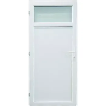Vchodové dveře BAUMAX Eco D17 98/198/6 L bílé