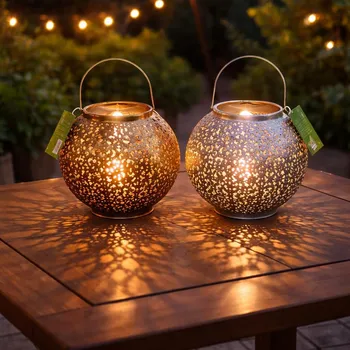 Zahradní osvětlení Solární lucerna, 18 cm Varianta: Zlatá Nové