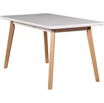 Jídelní set Stůl ST41 140x80+40 Bílý/Buk