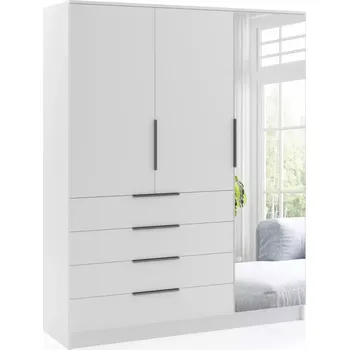 Kancelářská sestava Skříň Bogota 150 bílá+rukojeť černá