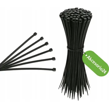 Stahovací páska STAHOVACÍ PÁSKY STAHOVACÍ PÁSKY UV ČERNÉ 4,8x200mm NYLON