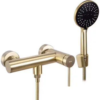 Baterie sprchová REA Clif zlatá kartáčovaná