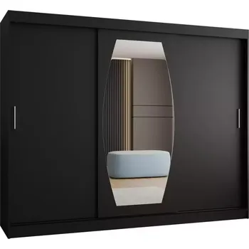 Předsíňová stěna Skříň Rossa 250 černá