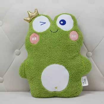 Polštář Polštář Žába 32x38 cm zelený