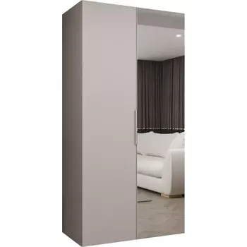 Předsíňová stěna Skříň Marbella II 100 kašmír/stříbrná