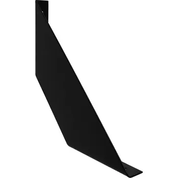 Konzola pod polici držák Loft Industrial Flat 20x20 cm černá matná