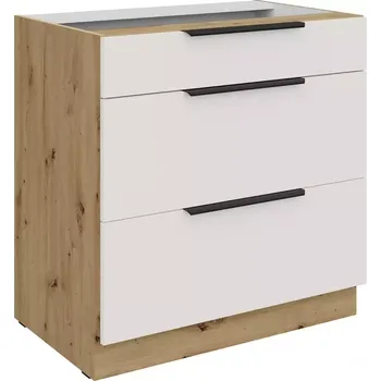 Kuchyňská skříňka Aria WH/AR Anti Fingerprint 80d 3s Bb