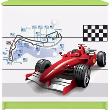 Dětský pokoj Dětská komoda Babydreams zelená - Formule