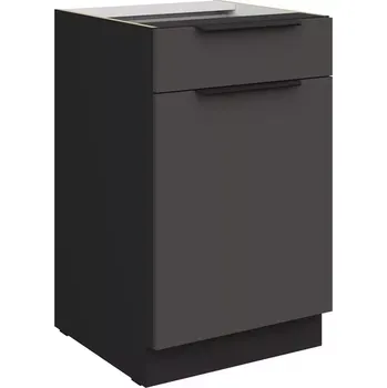 Kuchyňská skříňka Aria GR/BL Anti Fingerprint 50d 1f 1s Bb