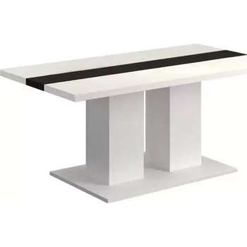 Konferenční stolek Konferenční Stolek Boston Bílý/Černá