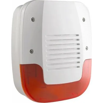 Sada domovního alarmu Venkovní bezdrátová siréna Delta Dore SEF Tyxal+, se světelnou signalizací, bílá