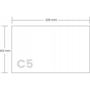 Obálka Obálka C5 bez okénka (162 x 229 mm) bílá