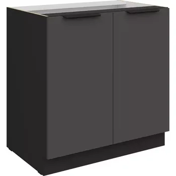 Kuchyňská skříňka Aria GR/BL Anti Fingerprint 80d 2f Bb