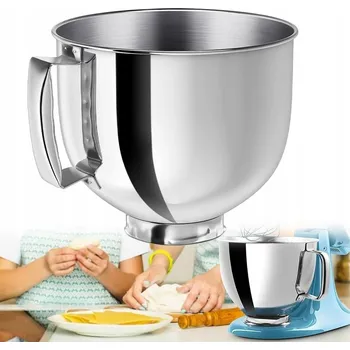 Mísa z nerezové oceli pro planetární mixéry KitchenAid 4,5QT a 5QT