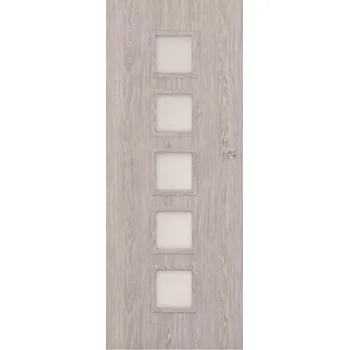 Interiérové dveře Posuvné dveře Vedi 5*5 60L dub stříbrný