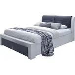 Postel Cassandra-S 160 bílá-černá