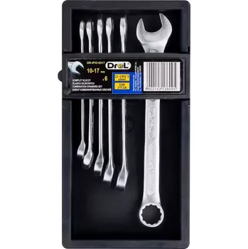 Klíč Očkoploché klíče, 10-17 mm, sada 6 ks, Jufisto