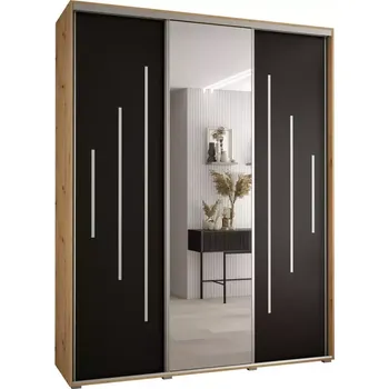 Předsíňová stěna Skříň 45 Canaris 13 200 artisan/černá/silver