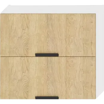 Kuchyňská skříňka Kuchyňská Skříňka Denis W80grf/2 dub london/bílá