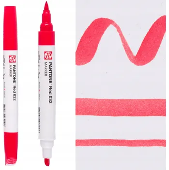 Dvouhrotý pigmentový fix PANTONE Talens voděodolný RED (ČERVENÝ)