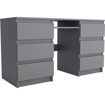 Kancelářská sestava Psací Stůl Leo III grafitová