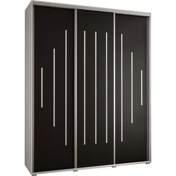 Předsíňová stěna Skříň 45 Canaris 12 190 bílá/černá/silver