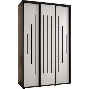 Předsíňová stěna Skříň 45 Canaris 12 170 černá/bílá/černá