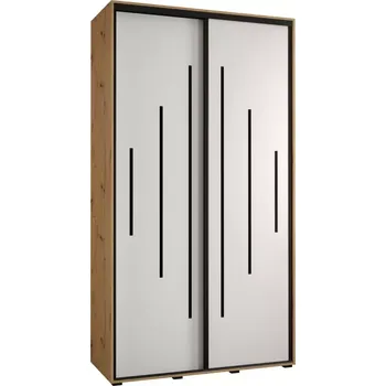 Předsíňová stěna Skříň 45 Canaris 12 140 artisan/bílá/černá