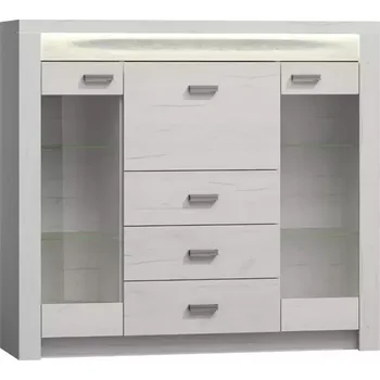 Komoda Komoda Sklo Indianapolis 137 cm Kraft Bily