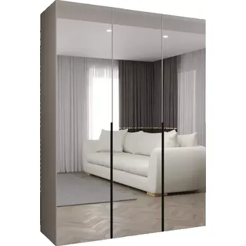 Předsíňová stěna Skříň Alicante III 150 kašmír/černá