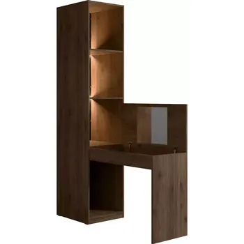 Kancelářská sestava Regál s psacím stolem/Toaletní stolek Wenecja 25 ořech elegant