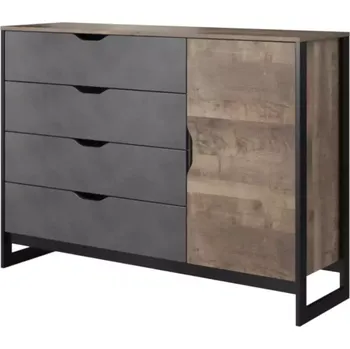 Kancelářská sestava Komoda Arden 138cm Dub Sand Grande/Matera