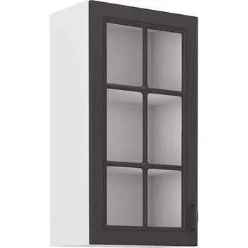 Kuchyňská skříňka STILO grafit mat/bílá 40gs-90 1f