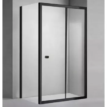 Sprchový kout Vega-Sigma 100x80 čiré černá