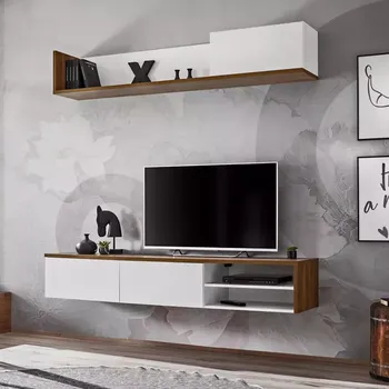 Obývací stěna Obývací Stěna Dallas dub sterling/bílá