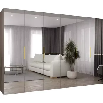 Předsíňová stěna Skříň Marbella III 300 kašmír/zlatá