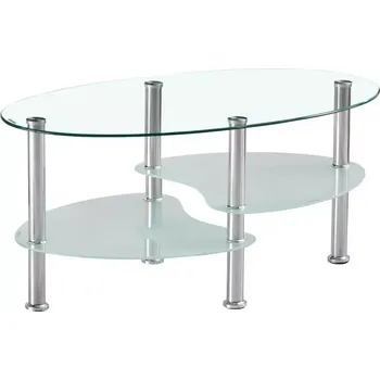 Obývací stěna Konferenční Stolek Duo 90cm Sklo