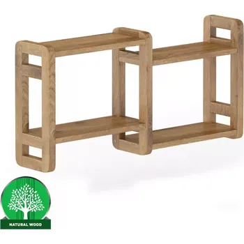 Obývací stěna Polička borovice PK104-90x44x19 dub