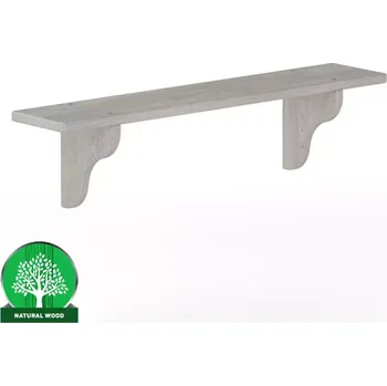 Obývací stěna Polička borovice PK120-100x25x20 grey