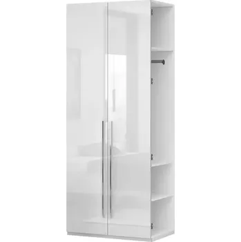 Kancelářská sestava Přídavná skříň k šatní skříni Piano DP2/PN-70/KA-70 crystal white