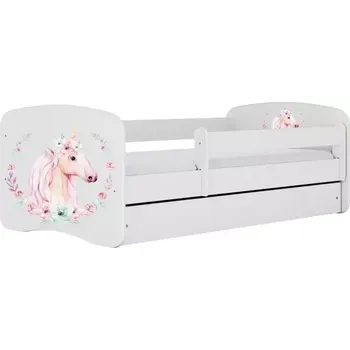 Ložnicová sestava Dětská postel Babydreams+SZ bílá 70x140 Kůň