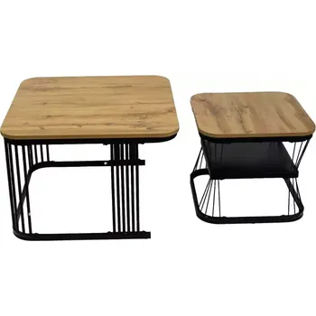 Obývací stěna Konferenční stoleków PMC-2508 přírodní/černá