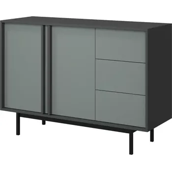 Kancelářská sestava Komoda 120 Alsy 7 aloes/antracit