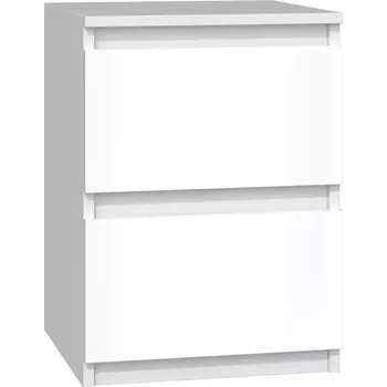 Noční stolek Noční Stolek Malwa W2 Bílý Lesk