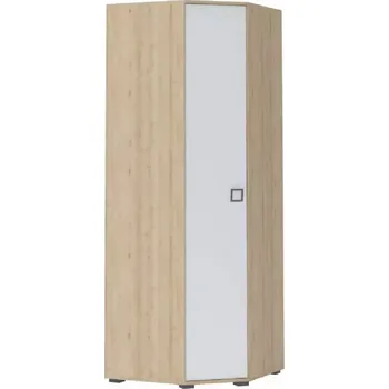 Dětský pokoj Rohová Skříň 3D3S Kiki PUG-BK/KI-15 beech/white